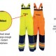 Bobcat HiVis Reflective Bib Pants